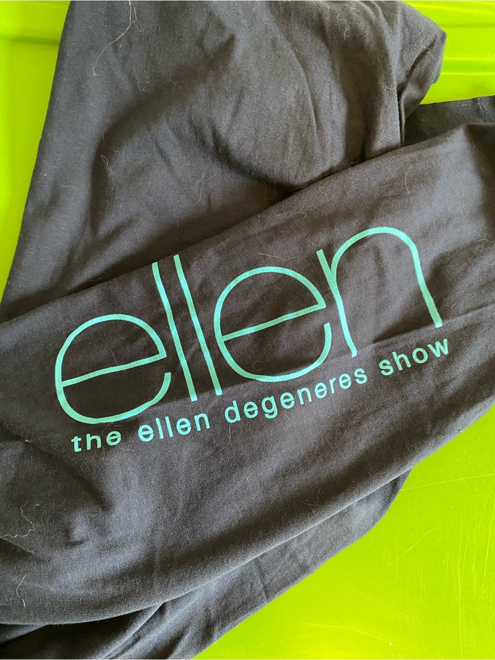 Ellen Show Logo American Apparel Blue Crewneck Tee